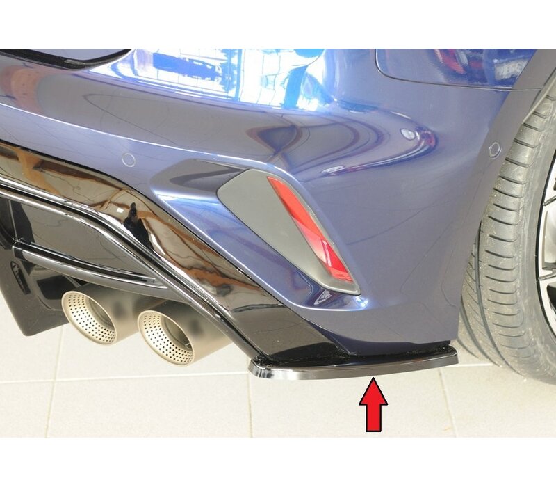 Rear Side Splitters voor Audi A3 8Y S-line / S3 8Y Facelift