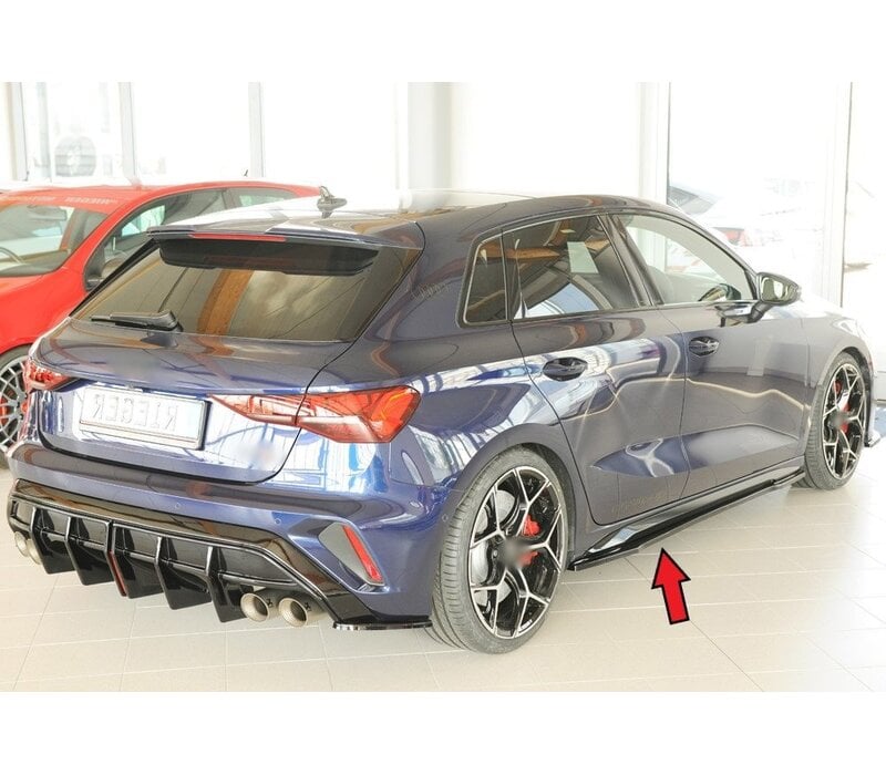 Seitenschweller Diffusor für Audi A3 8Y S-line / S3 8Y Sedan / Sportback