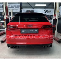 S3 look Diffuser voor Audi A3 8V Sportback / Hatchback