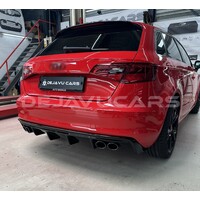 S3 look Diffuser voor Audi A3 8V Sportback / Hatchback