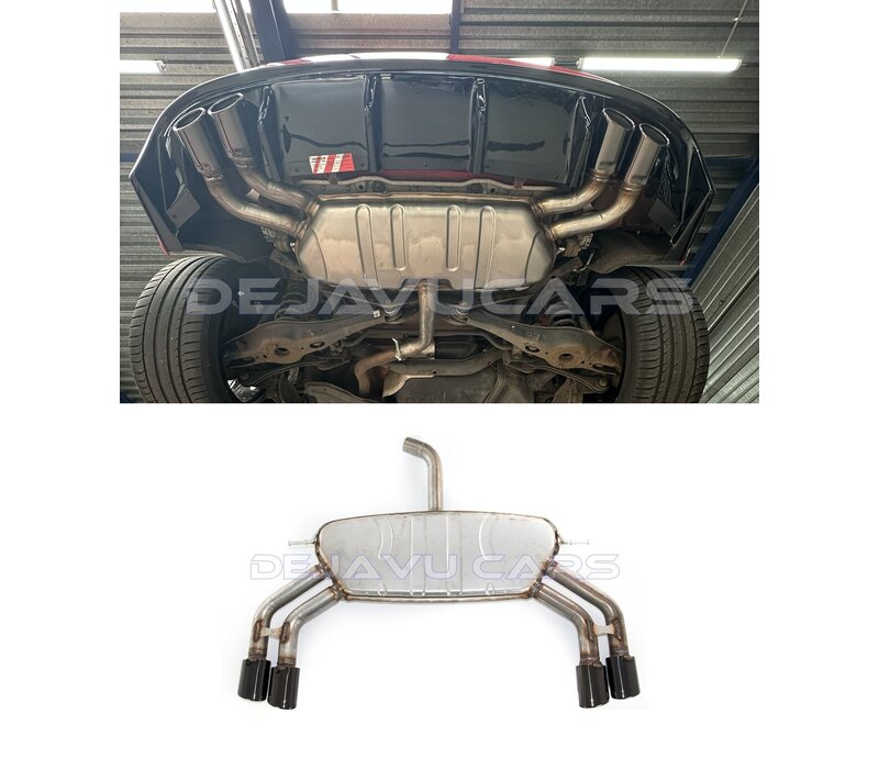 S3 Look Auspuffanlage für Audi A3 8V Limousine
