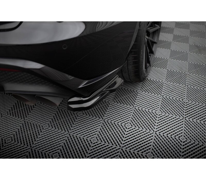 Rear Side Splitters für Porsche Macan GTS Mk1 Facelift 2