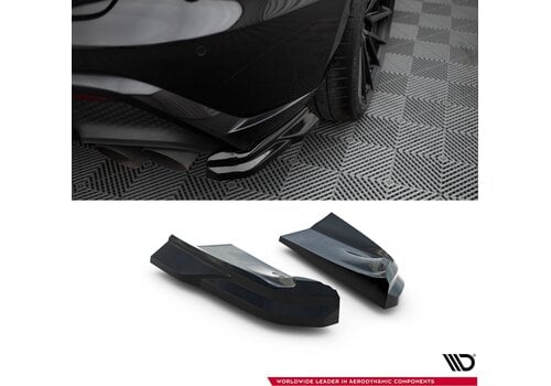 Maxton Design Rear Side Splitters voor Porsche Macan GTS Mk1 Facelift 2