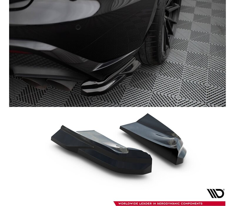 Rear Side Splitters voor Porsche Macan GTS Mk1 Facelift 2