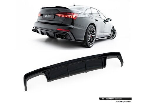 Maxton Design Aggressive Diffuser voor Audi A6 / S-line / S6 C8 Facelift