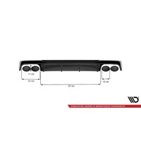 Aggressive Diffuser for Audi A6 / S-line / S6 C8 Facelift