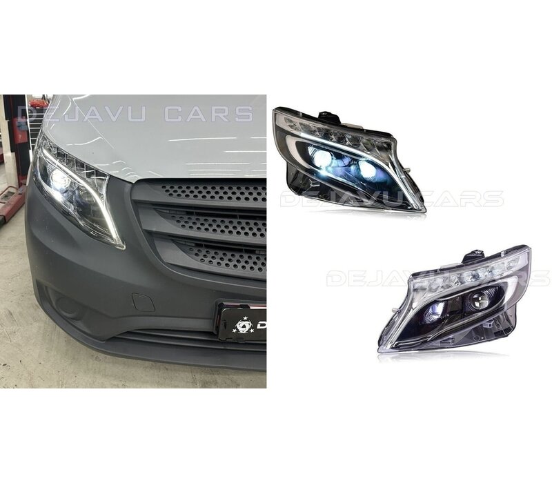 Volledig LED Koplampen voor Mercedes V Klasse W447 / Vito