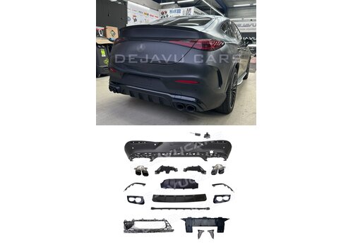 OEM Line ® GLC43 AMG Look Diffuser voor Mercedes Benz GLC C254 Coupe AMG Line