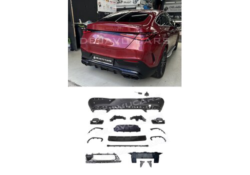 OEM Line ® GLC63 AMG Look Diffuser for Mercedes Benz GLC C254 Coupe AMG Line