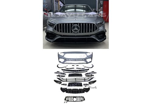 OEM Line ® A45 AMG Look Voorbumper voor Mercedes Benz A Klasse W177 Hatchback & V177 Sedan Facelift