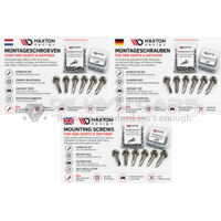 Maxton Design Mounting Hardware Screws Nuts Splitter Side Skirts Diffuser