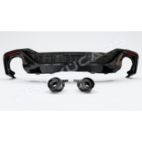 RS5 Look Diffuser for Audi A5 B9.5 F5 S line Facelift