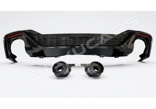 OEM Line ® RS5 Look Diffuser voor Audi A5 B9.5 F5 S line Facelift