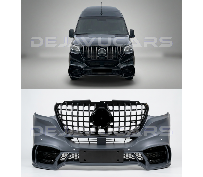 Aggressive AMG Look Front Bumper for Mercedes-Benz Sprinter W907