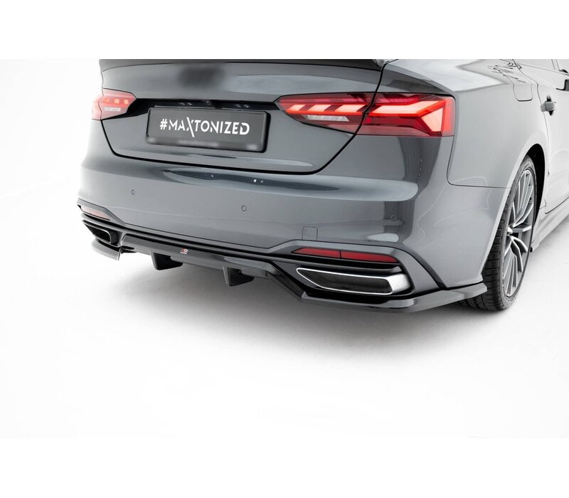 Central Rear Splitter für Audi A5 F5 Standard Facelift