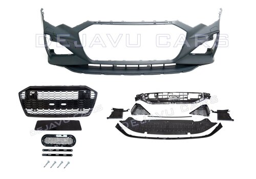 OEM Line ® RS6 Look Front bumper for Audi A6 C8 4K Saloon / Estate