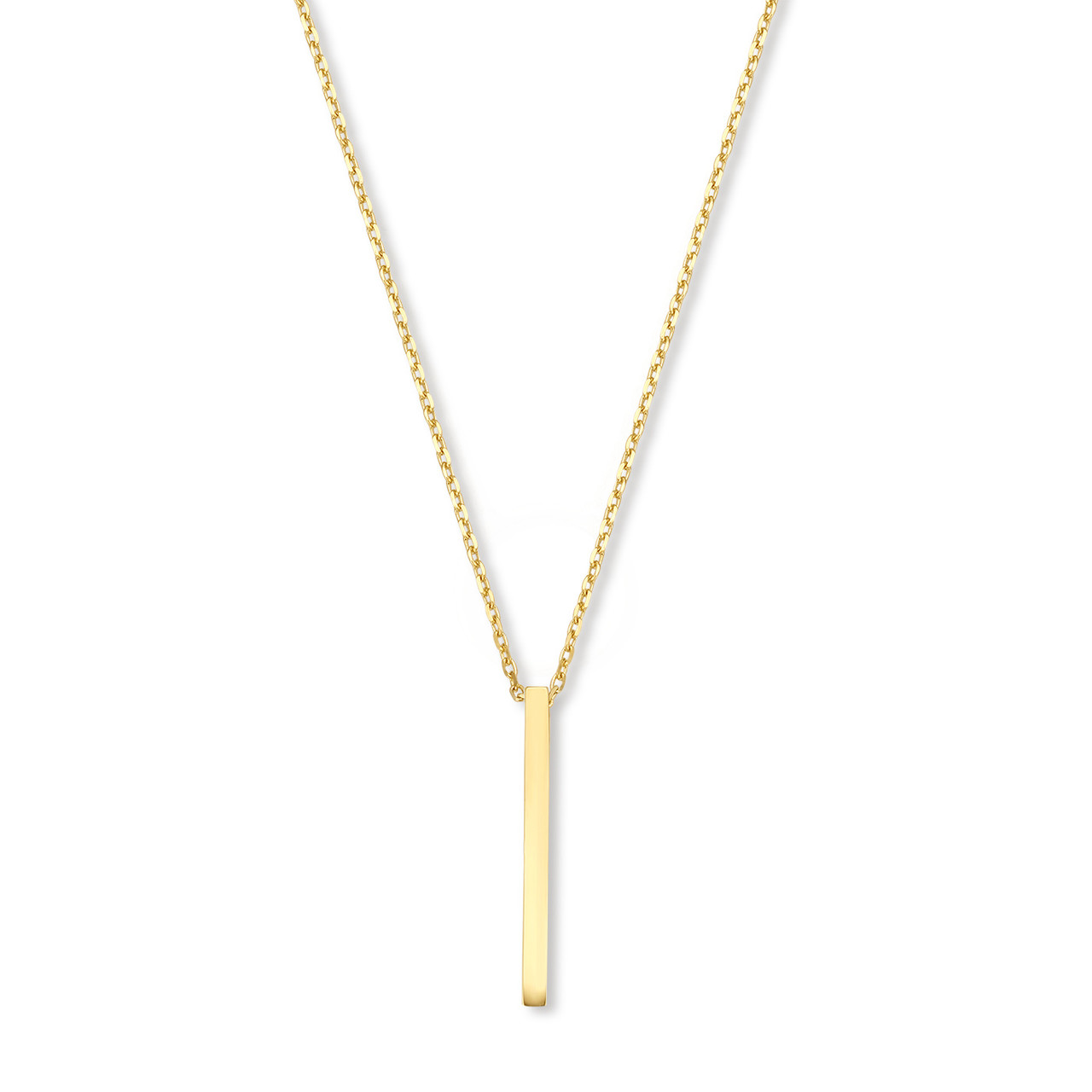 Isabel Bernard Monceau Josephine 14 karat gold necklace with rod