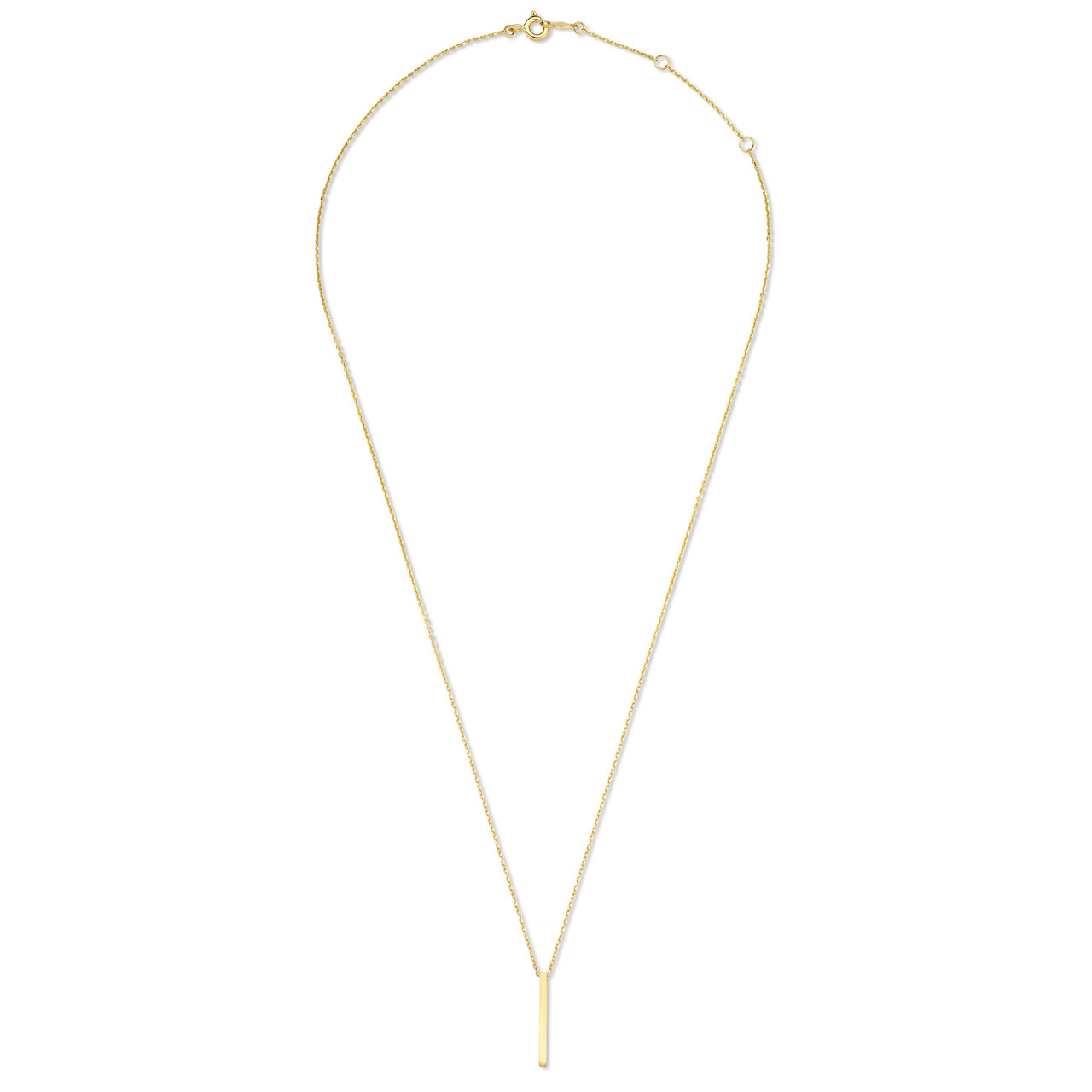 Isabel Bernard Monceau Josephine 14 karat gold necklace with rod
