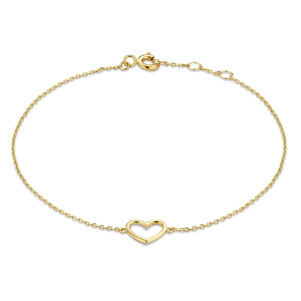 Isabel Bernard Belleville Amore 14 karat gold bracelet with heart