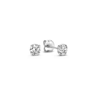 Isabel Bernard Saint Germain Lourdes 14 karat white gold ear studs