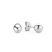 Isabel Bernard Saint Germain Finou 14 karat white gold ear studs with sphere