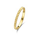Isabel Bernard Rivoli L'Abbaye 14 karaat gouden ring geribbeld