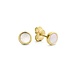 Isabel Bernard Belleville Nova 14 karat gold ear studs with mother of pearl