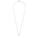 Isabel Bernard La Concorde Axelle collar de oro rosa de 14 quilates con piedra de circonita