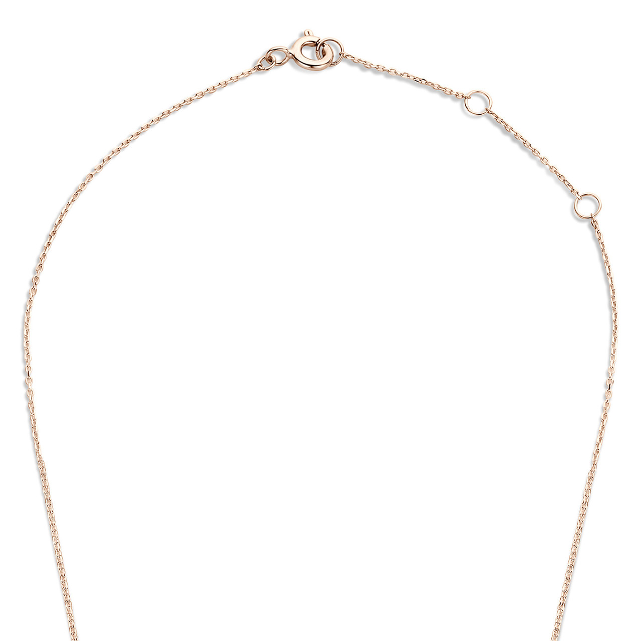 Isabel Bernard La Concorde Garance 14 karat rose gold necklace with zirconia stone