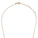 Isabel Bernard La Concorde Axelle 14 karaat rosé gouden collier met zirkonia