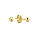 Isabel Bernard Le Marais Nadie 14 karat gold ear studs with sphere