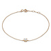 Isabel Bernard La Concorde Apolline 14 karat rose gold bracelet with zirconia stone