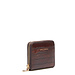 Isabel Bernard Honoré Jules croco brown calfskin leather zipper wallet