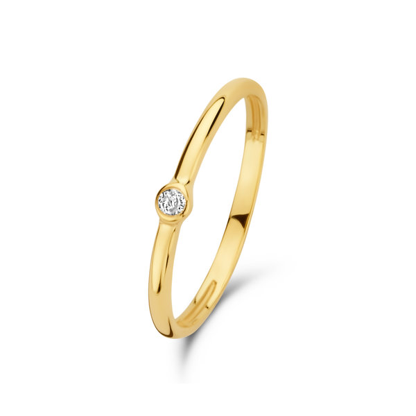 Isabel Bernard Rivoli Solene anelli sovrapponibili in oro 14 carati