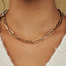 Isabel Bernard Aidee Odile 14 karat gold link necklace