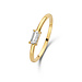 Isabel Bernard Baguette Mirrell anillo de oro de 14 quilates
