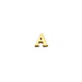 Isabel Bernard Le Marais Guillaine clous d'oreilles initiale en or 14 carats avec lettre