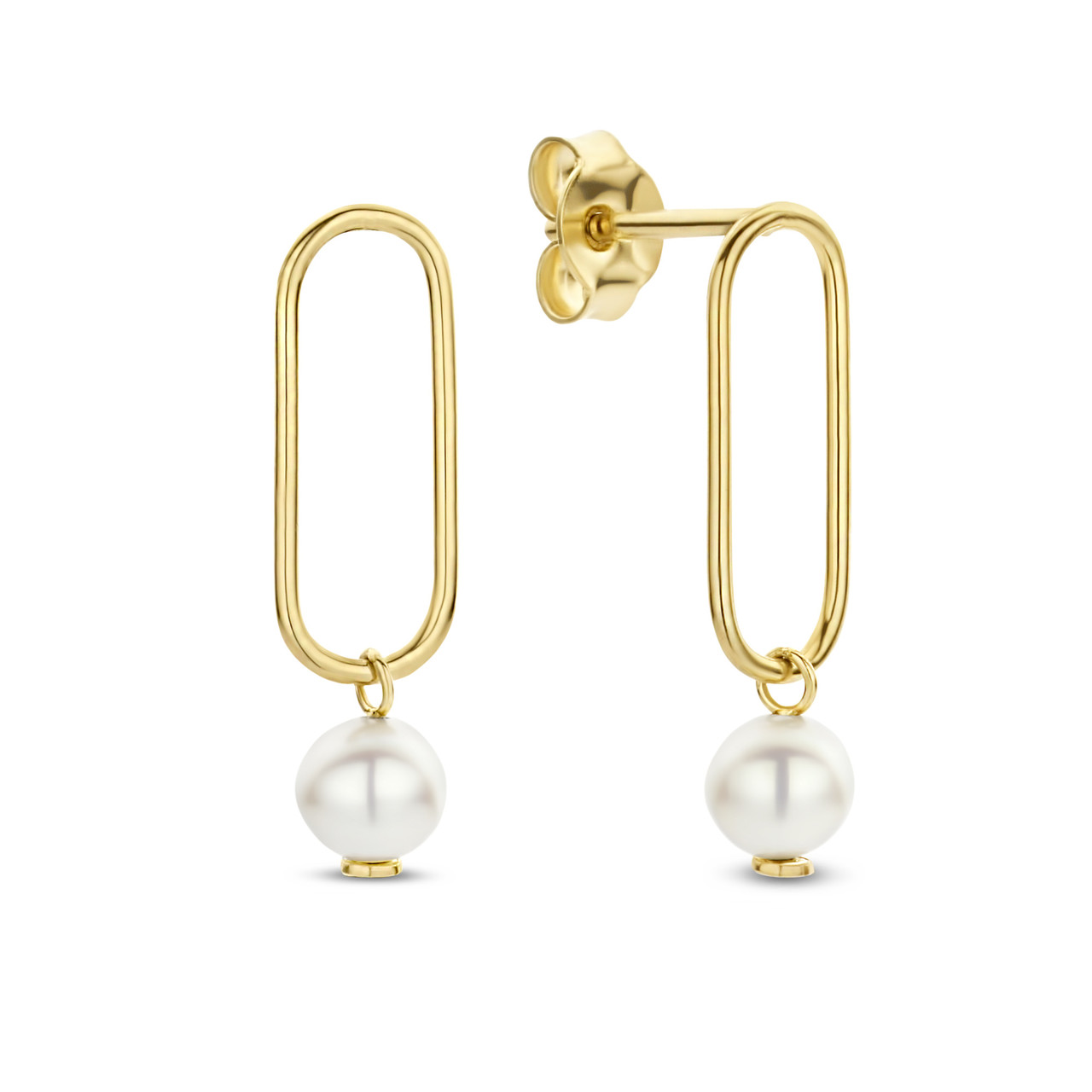 Isabel Bernard Belleville Luna 14 karat gold ear studs