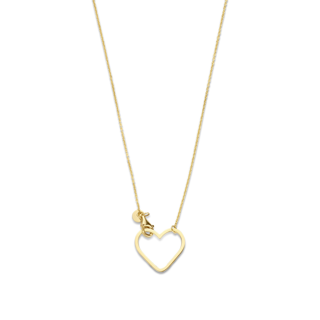 Isabel Bernard Belleville Amore 14 karat gold necklace with heart