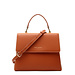 Isabel Bernard Femme Forte Gisel cognac calfskin leather handbag