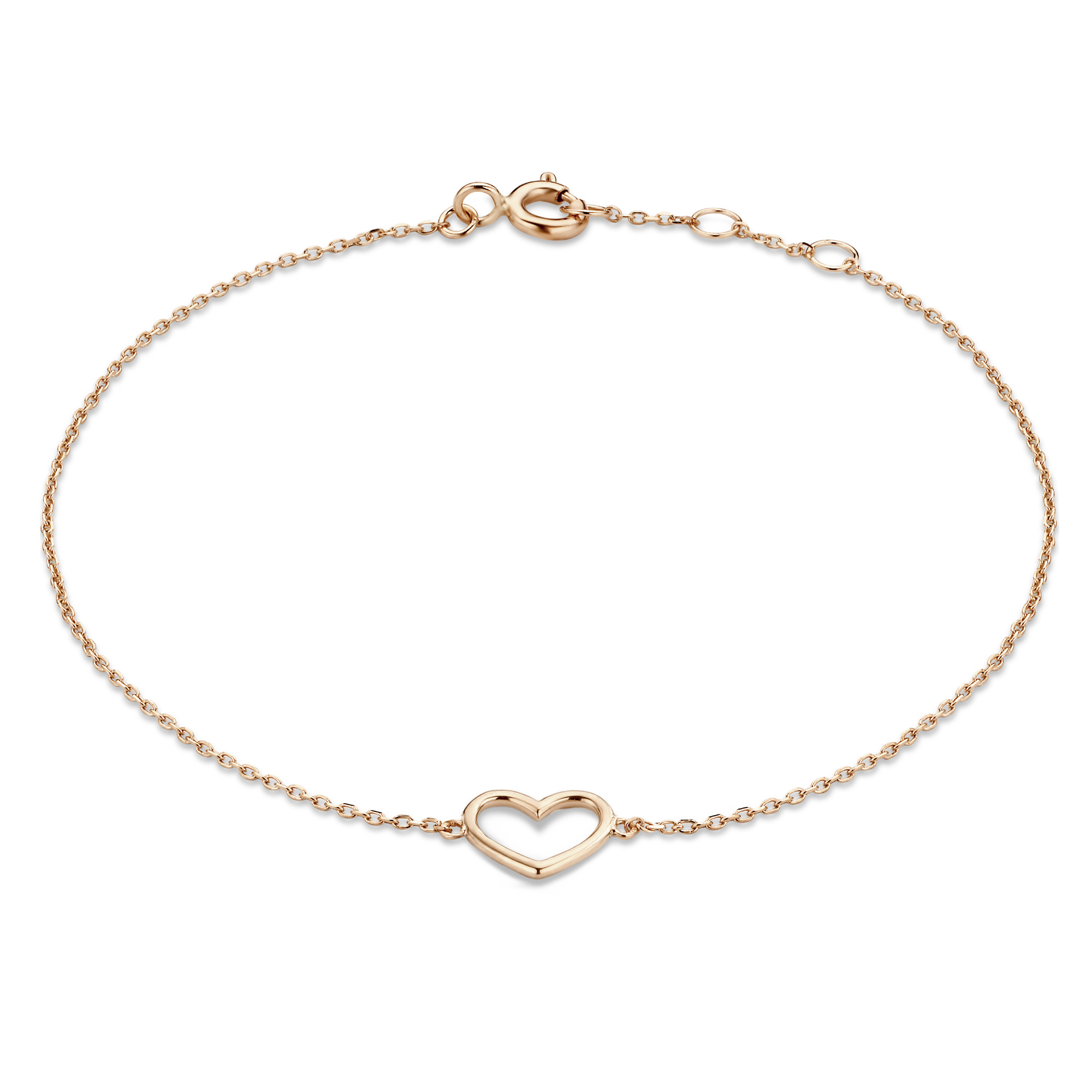 IsabelleFa L'elastique bracelet en or rose 750, 41 tours, serti d