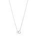 Isabel Bernard Saint Germain Loulou 14 karat white gold necklace with two rings