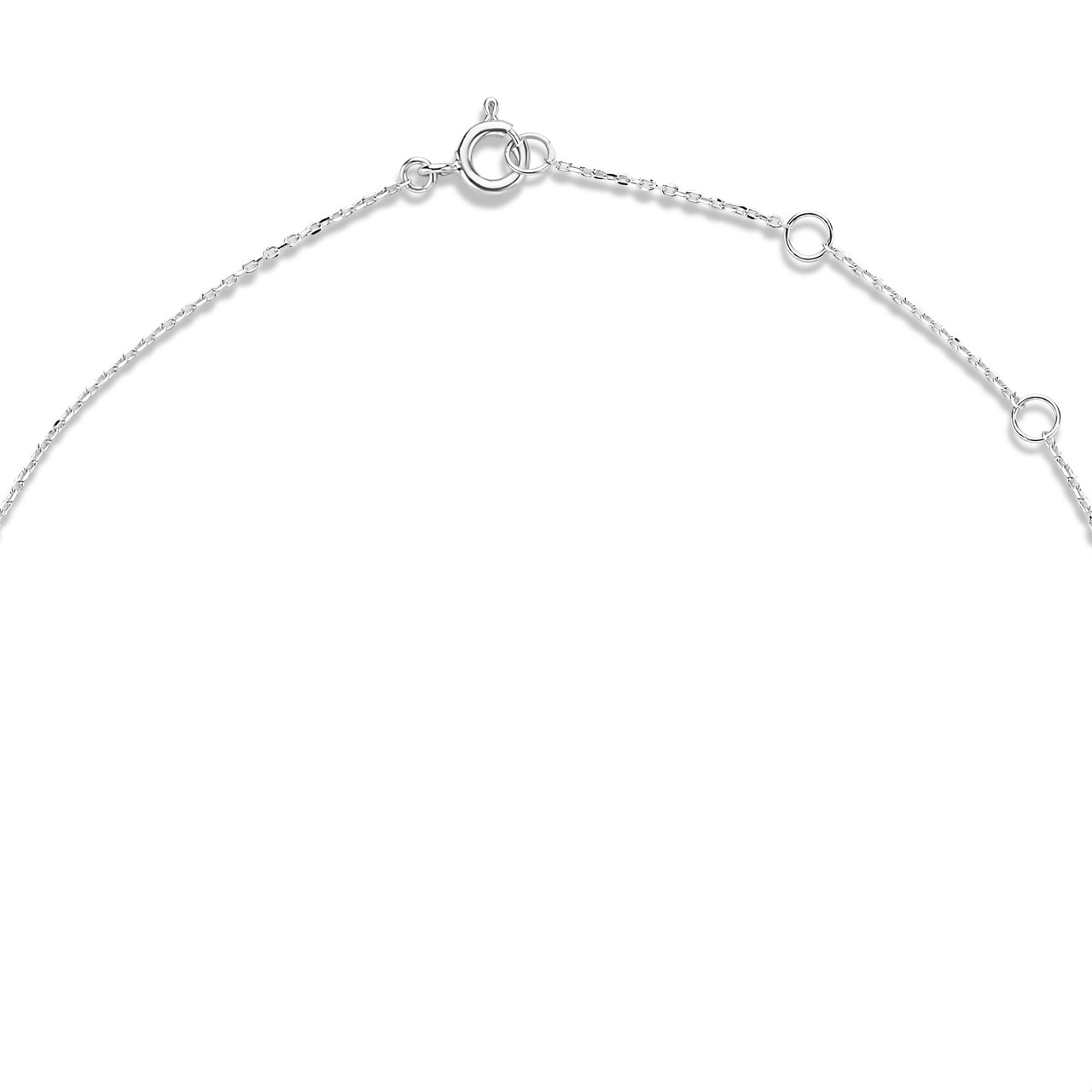 Isabel Bernard Saint Germain Loulou 14 karat white gold necklace with two rings
