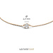 Isabel Bernard Cadeau d'Isabel 14 karat rose gold necklace and bracelet gift set