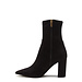 Isabel Bernard Vendôme Fem black nylon stretch suede heels