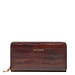 Isabel Bernard Cadeau d'Isabel croco brown leather handbag and wallet gift set