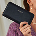 Isabel Bernard Cadeau d'Isabel borsetta e portafoglio in pelle nero set regalo