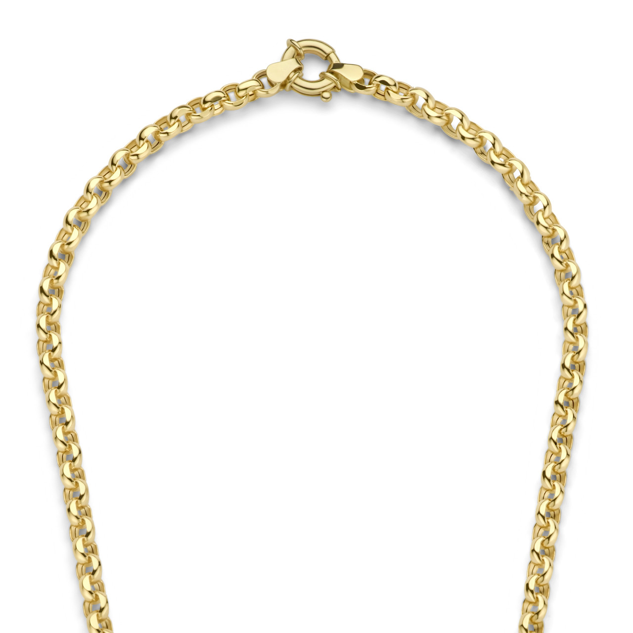 Isabel Bernard Aidee Pauline 14 karat gold necklace with chains