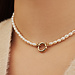 Isabel Bernard Aidee Marissa collar de oro de 14 quilates con perlas de agua dulce