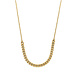 Isabel Bernard Aidee Lissa 14 karat gold necklace with chains